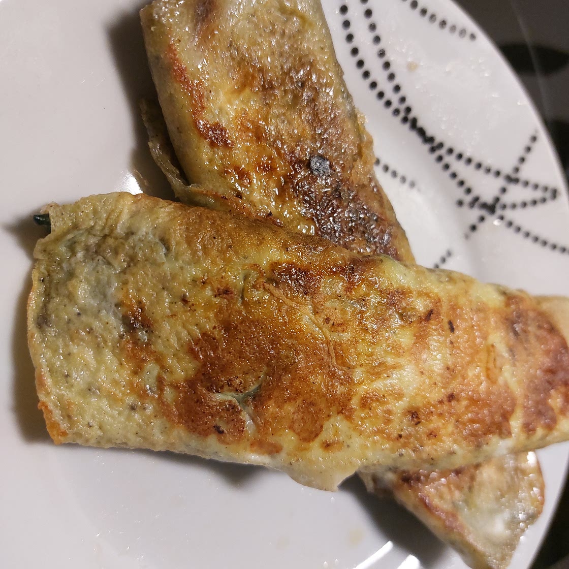 Omelette - Grilled zucchini and goat cheese