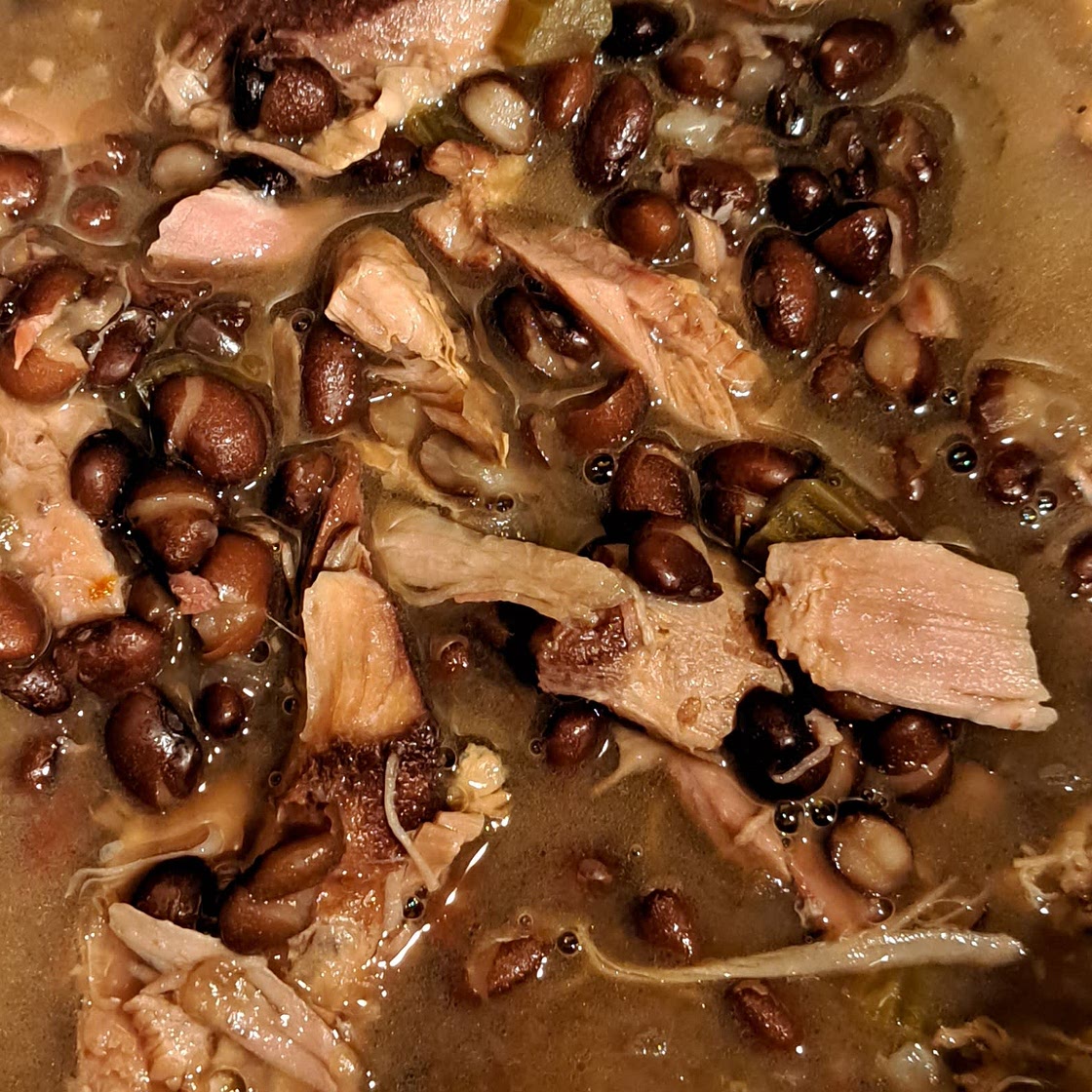 Smoked Turkey and Black Bean Soup