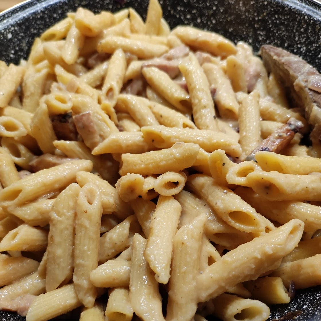 One Pot Miso Parmesan Pasta
