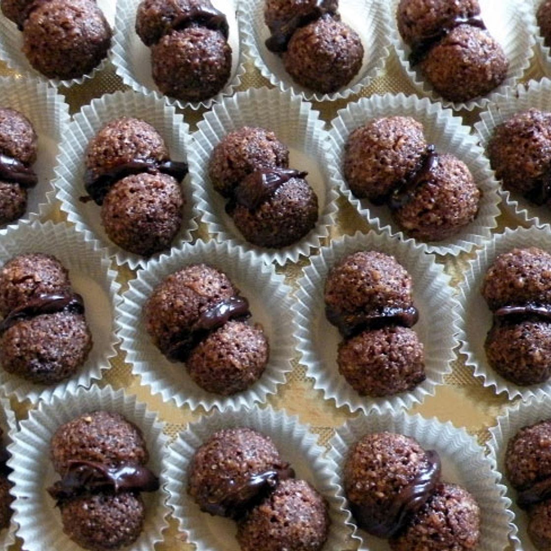 Baci di Alassio : petits biscuits italiens au cœur chocolaté