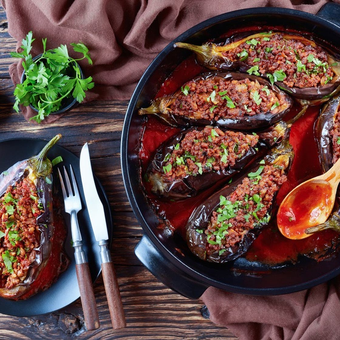 Aubergines farcies - La Cuisine Italienne