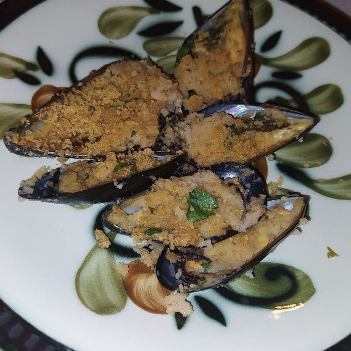 Moules gratinées - La Cuisine Italienne