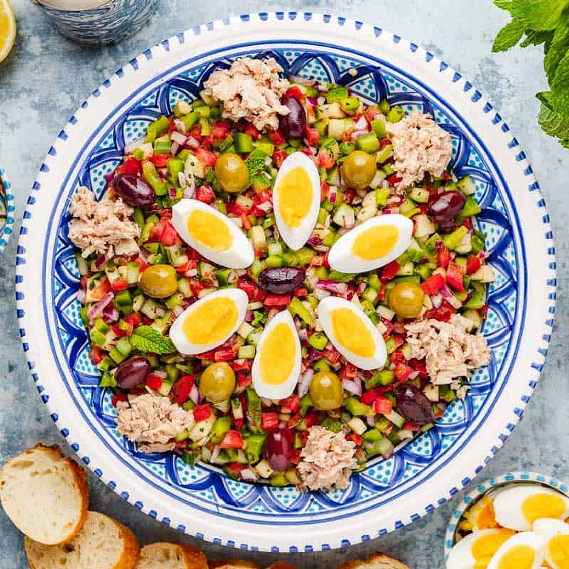 Slata Tounsiya (Tunisian Salad)