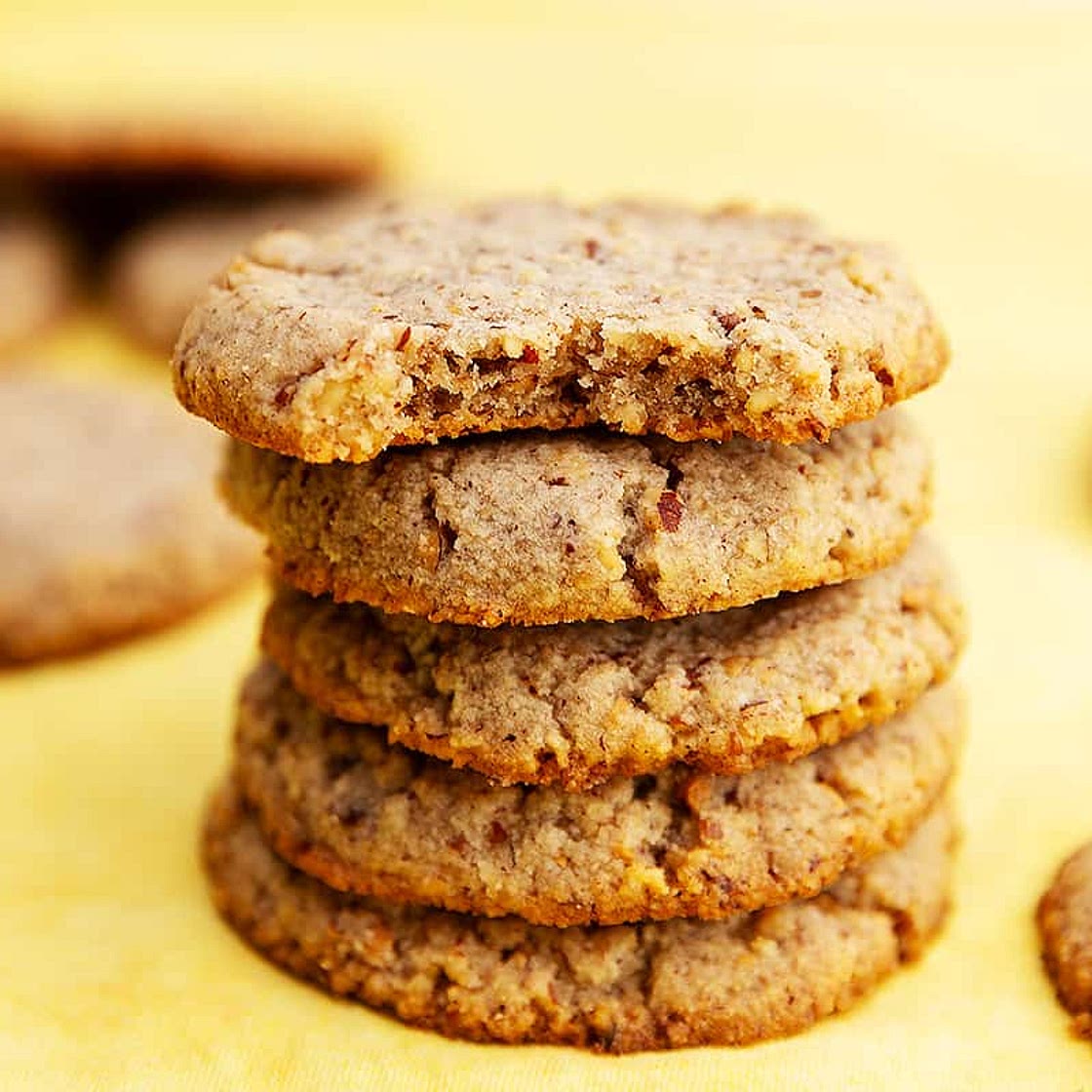Low Carb Butter Pecan Cookies