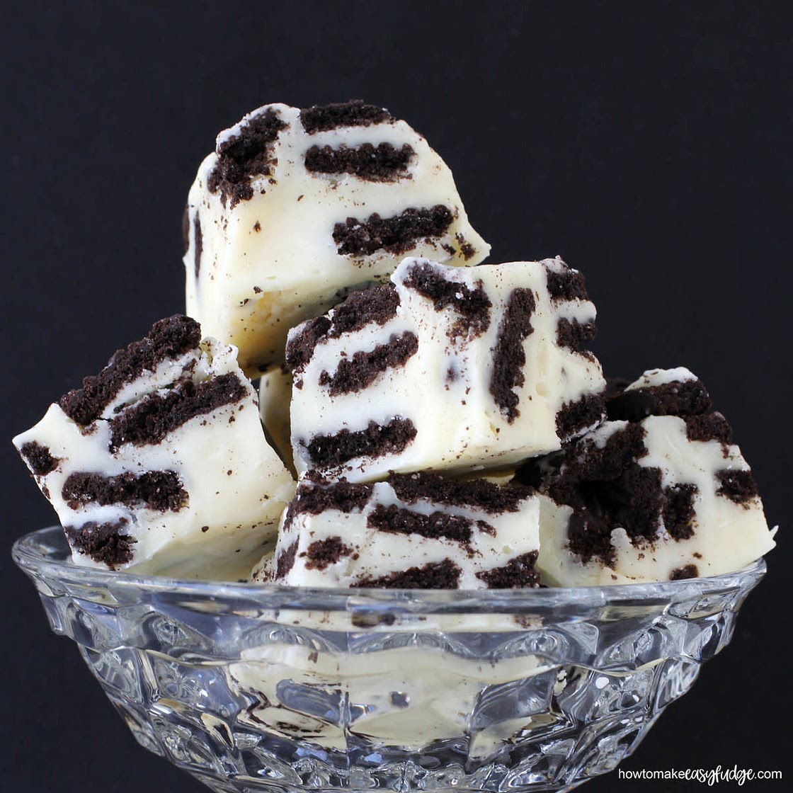 Cookies and Cream 3-ingredient fudge
