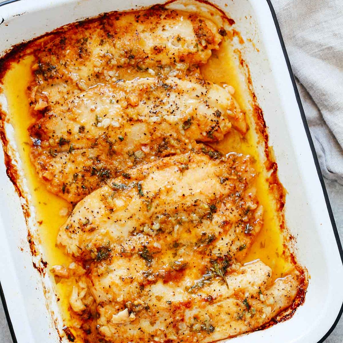 Baked Tilapia Recipe With Garlic Butter