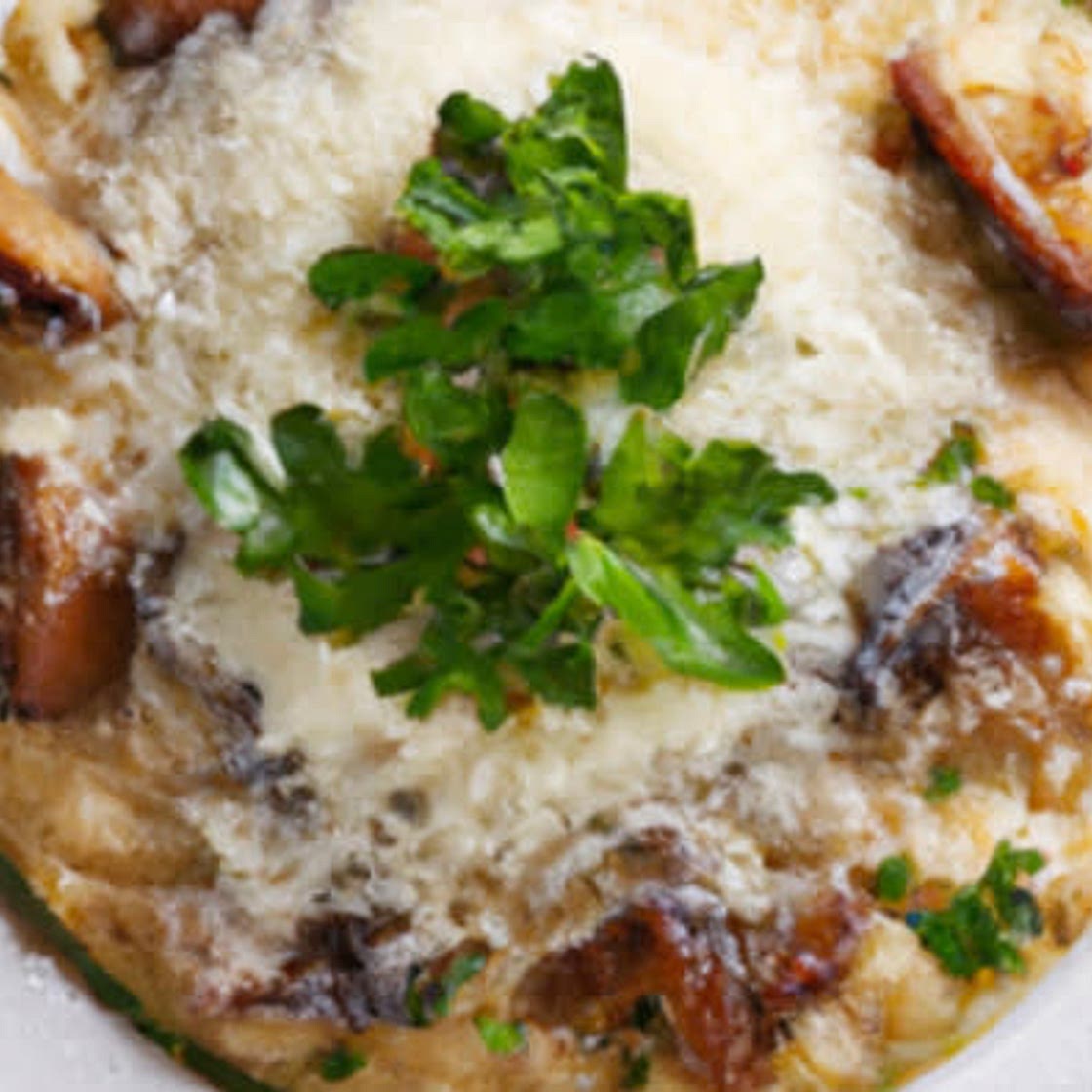 Risotto met kastanjes en bospaddestoelen