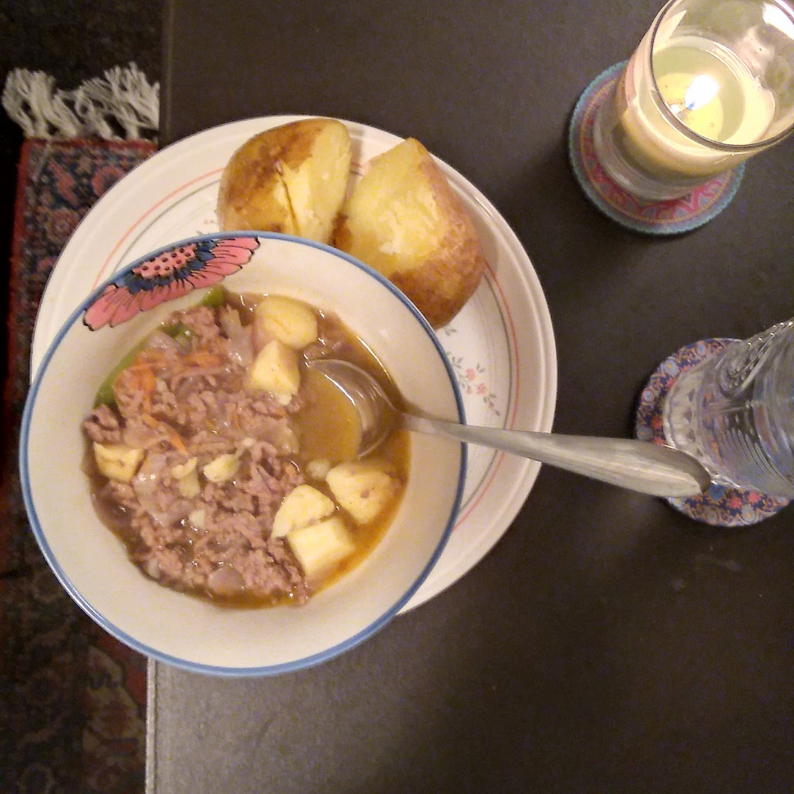 Beef mince stew