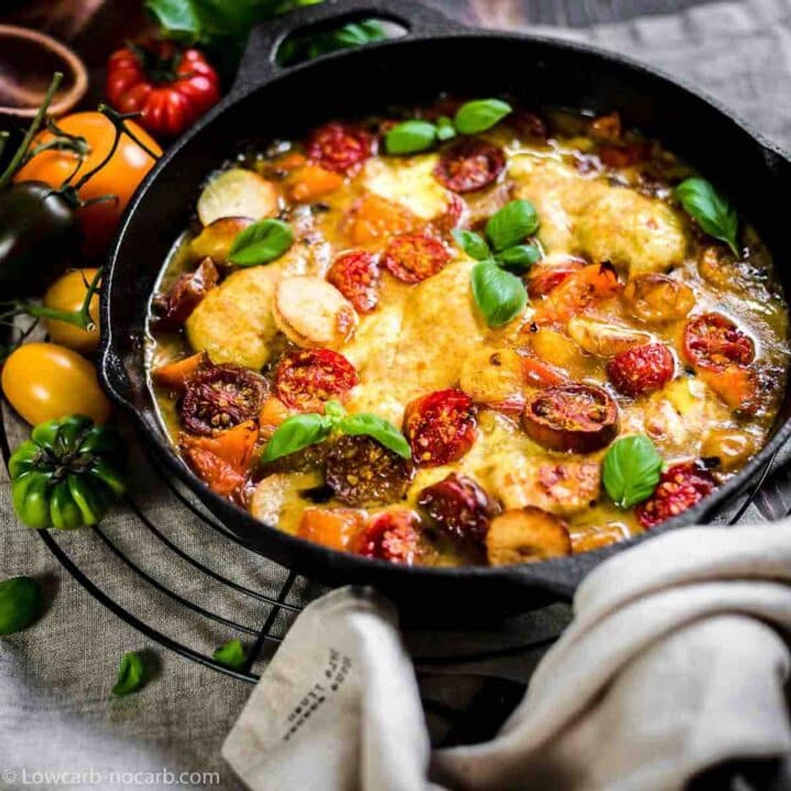 Tomato Mozzarella Baked Chicken