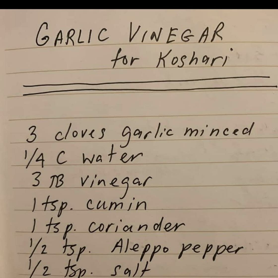 Koshari Recipe