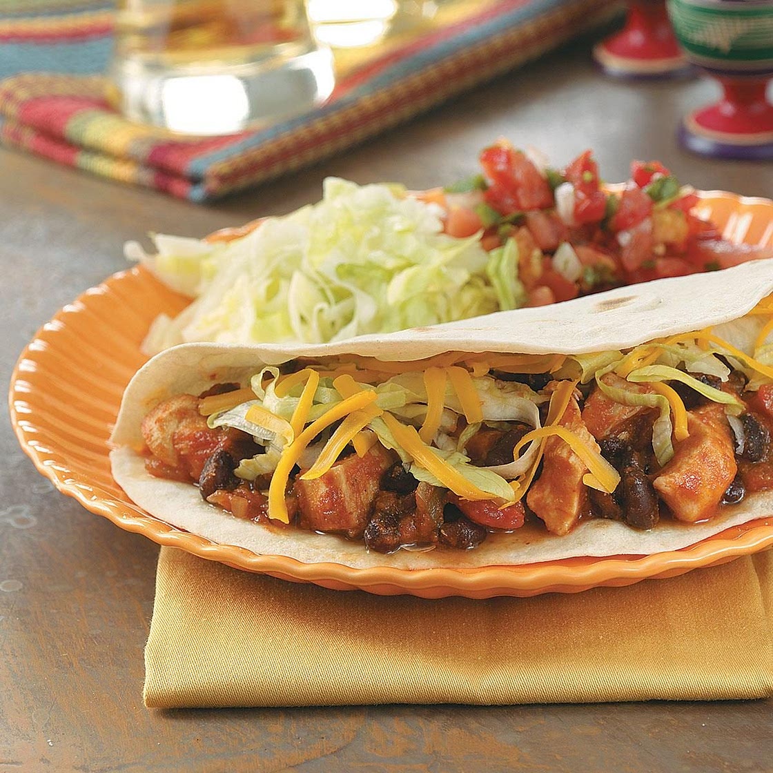 Black Bean Chicken Tacos