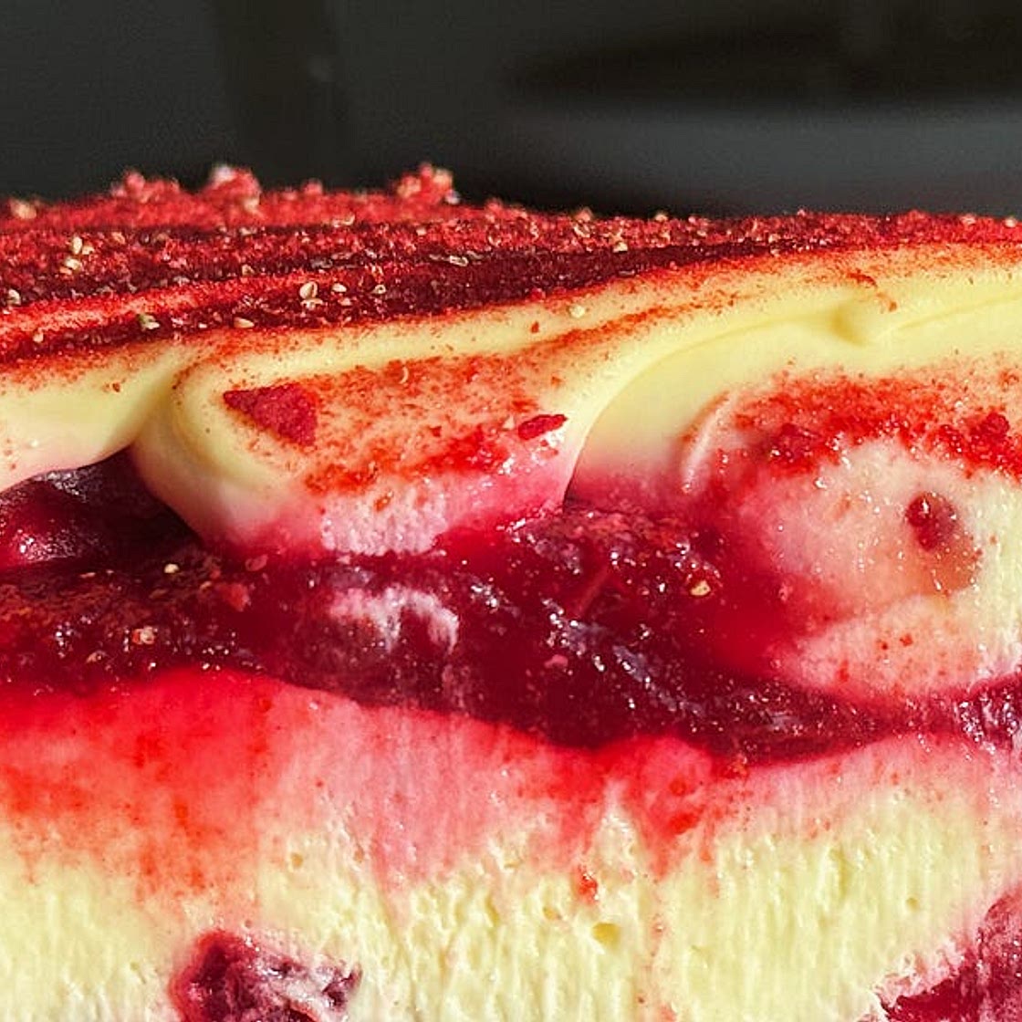No-Bake Cranberry Tiramisu