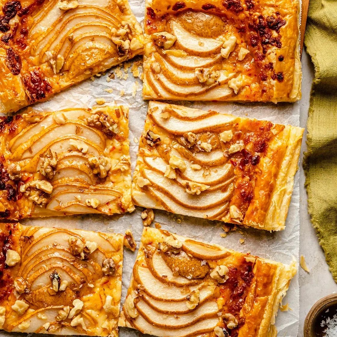 Birnen-Brie Tarte