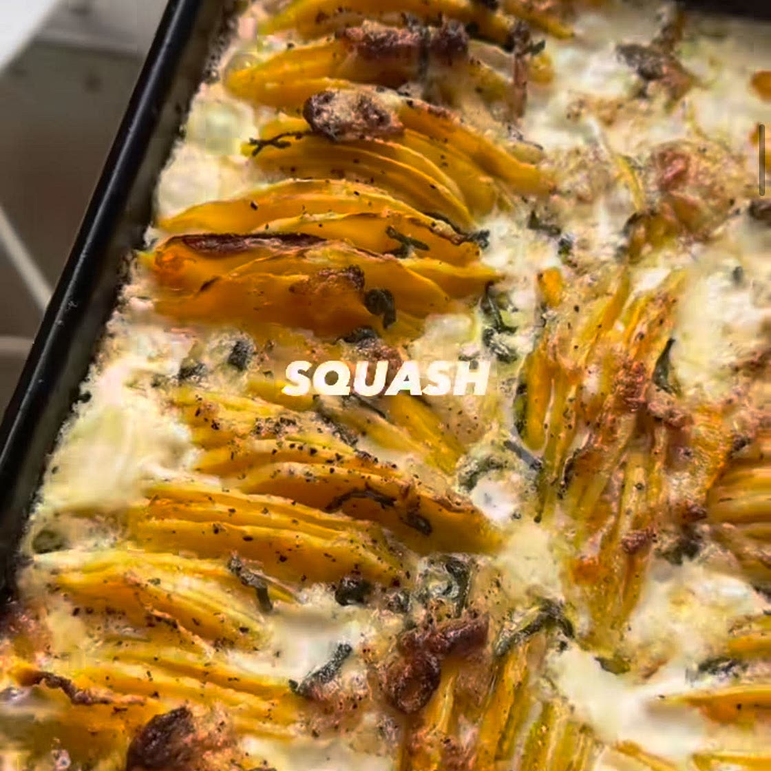 Squash Gratin with Gruyère + Sage