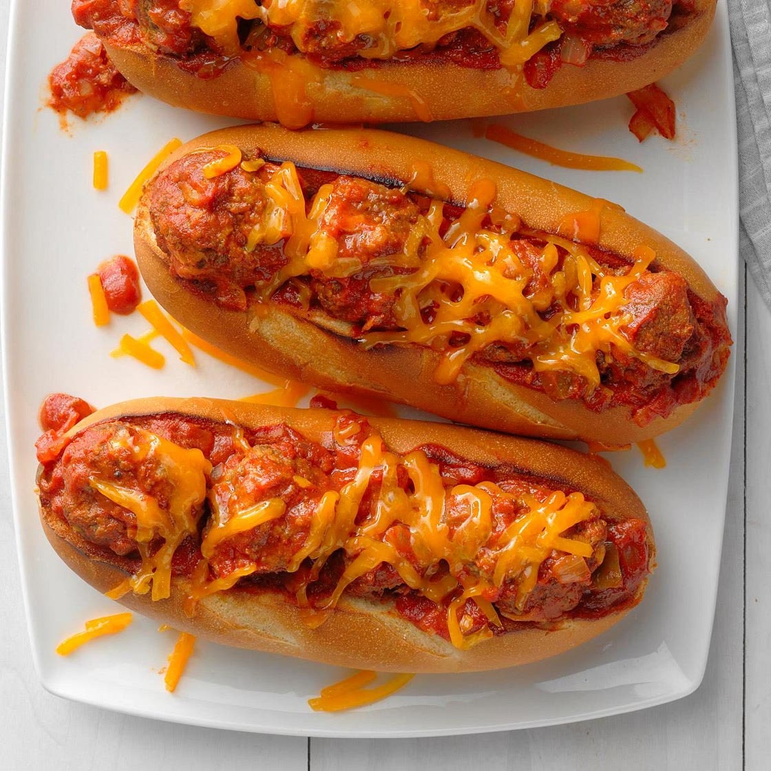 Sloppy Joe Meatball Subs