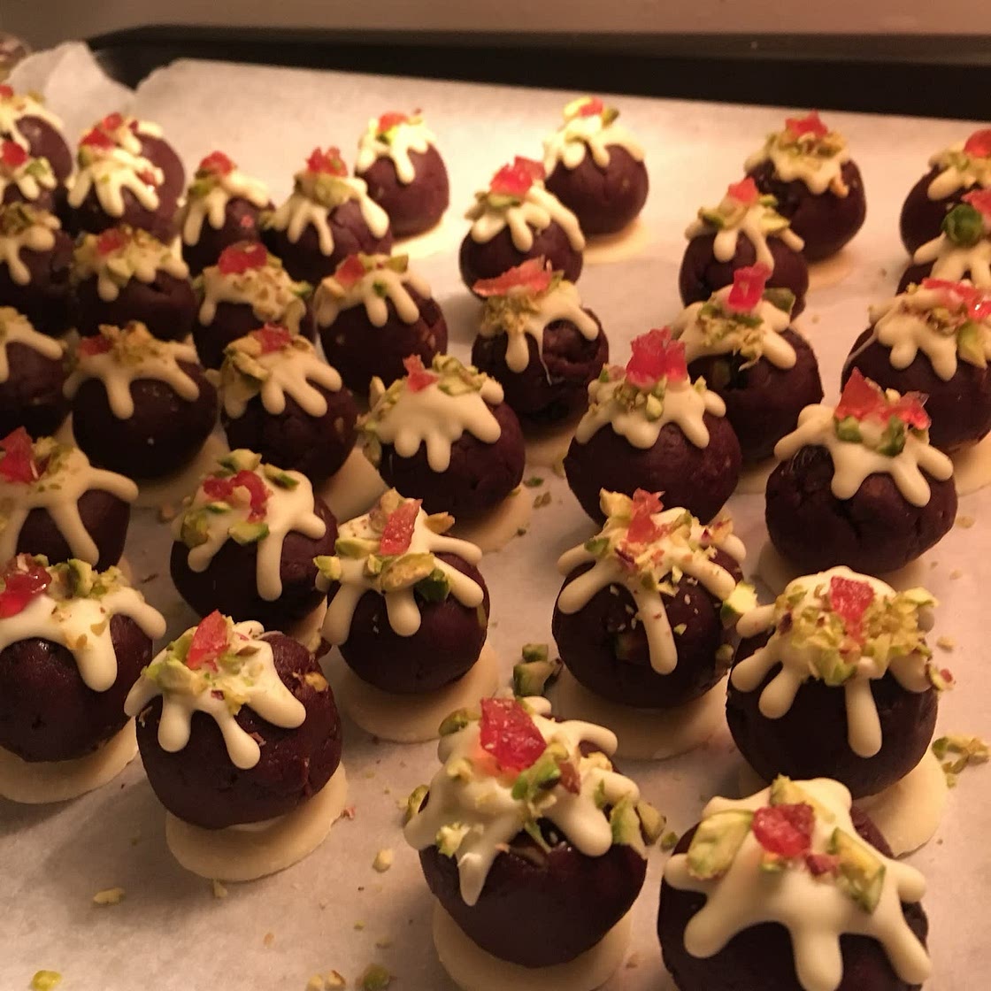 Mini Christmas puddings