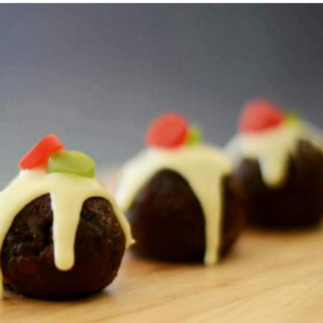 Mini Christmas puddings