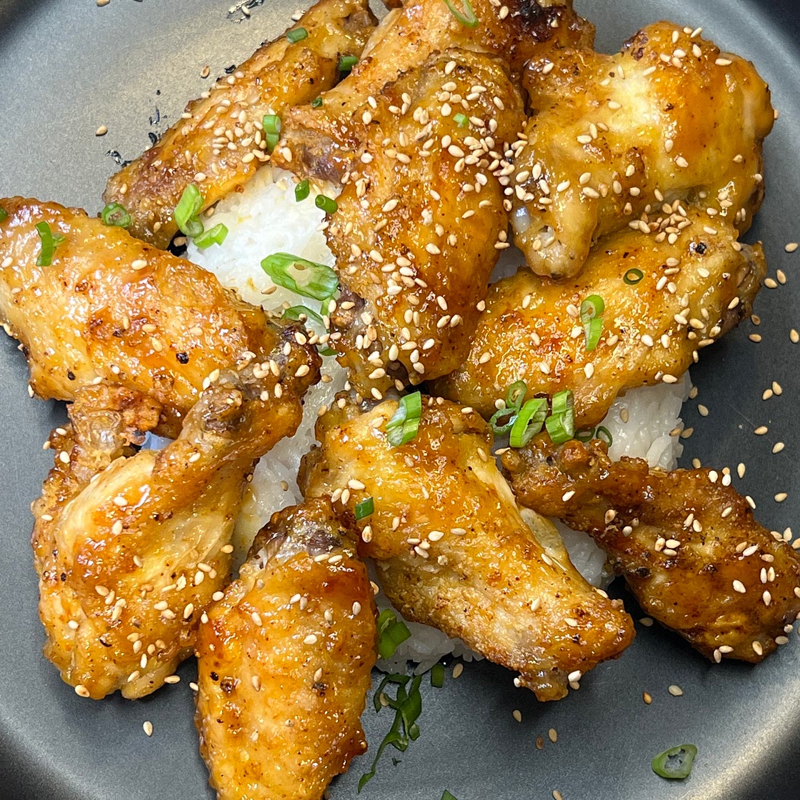 Air Fryer Orange Chicken Wings