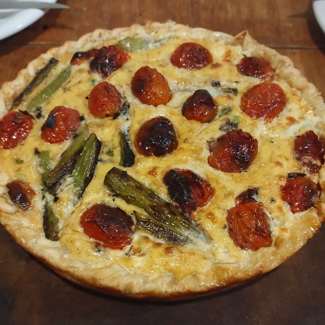 Tarta de espárragos