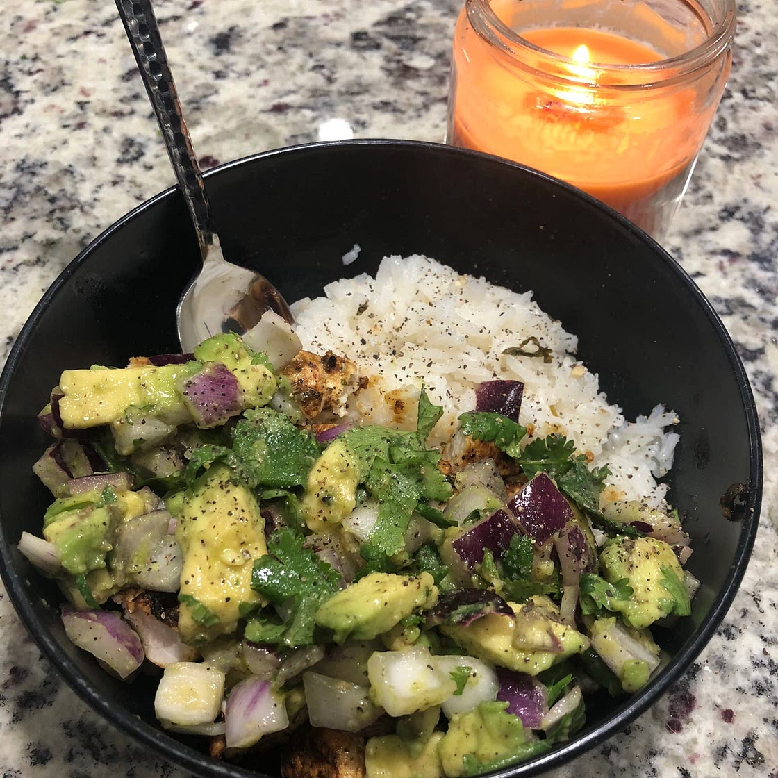 Grilled Chicken with Avocado Salsa