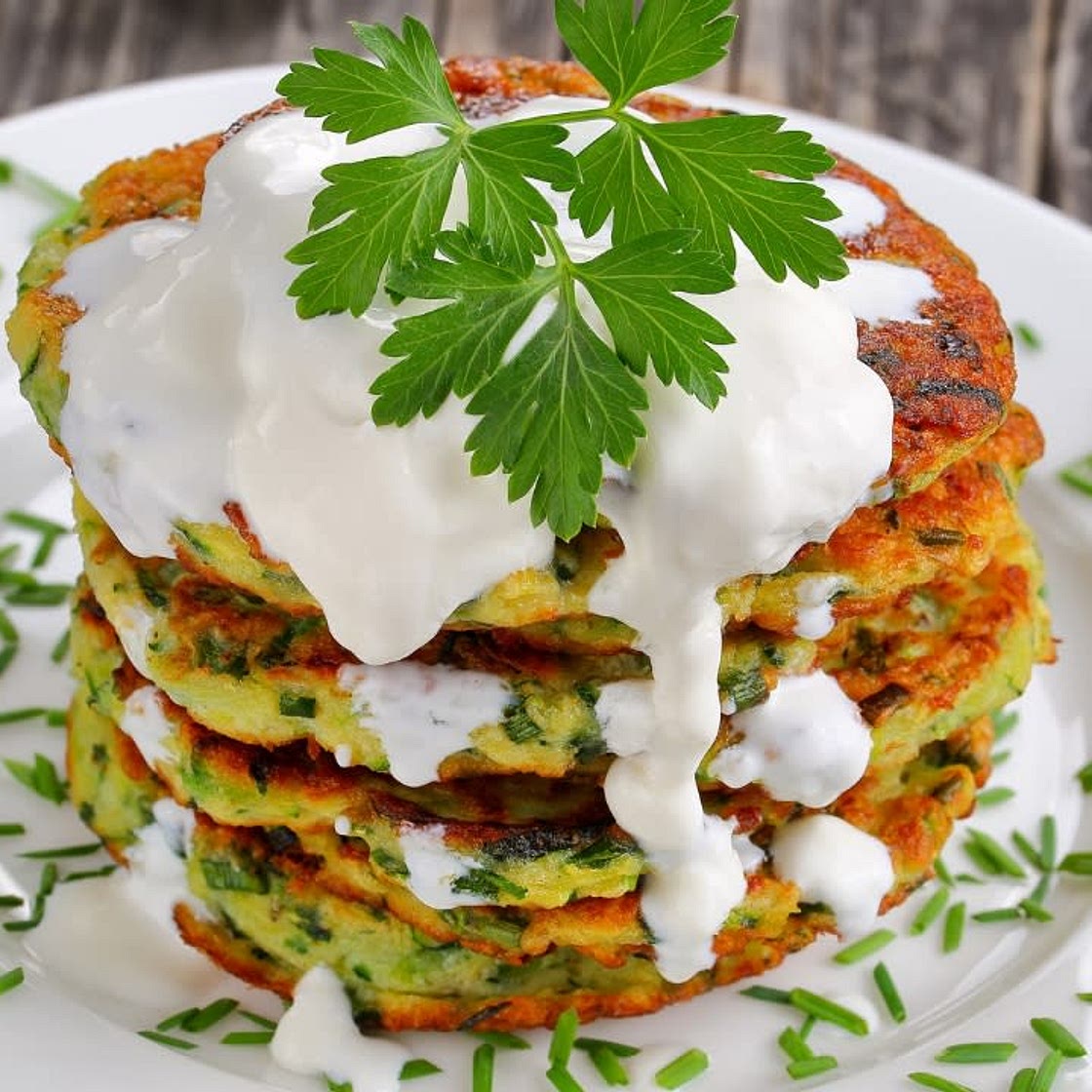 Keto Panqueques de Zucchini