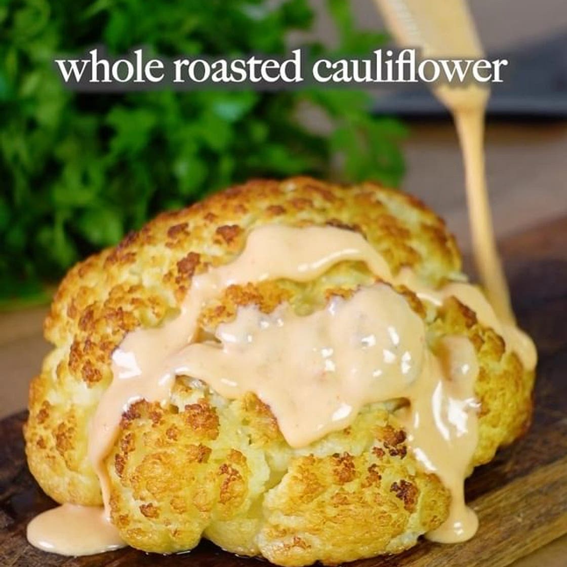 WHOLE ROASTED CAULIFLOWER 😍 Werbung/Ad