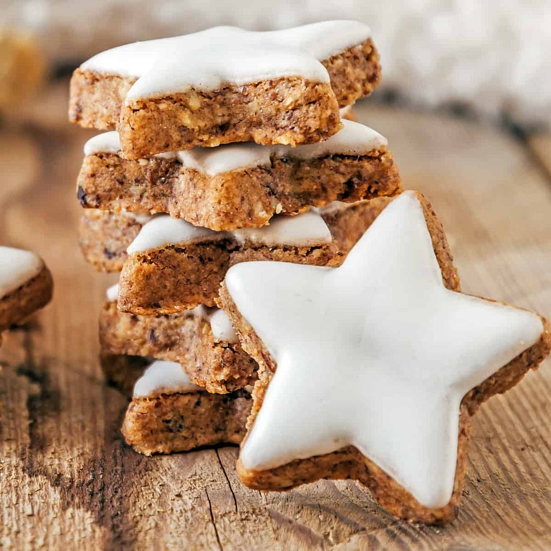 Zimtsterne (German Cinnamon Stars)