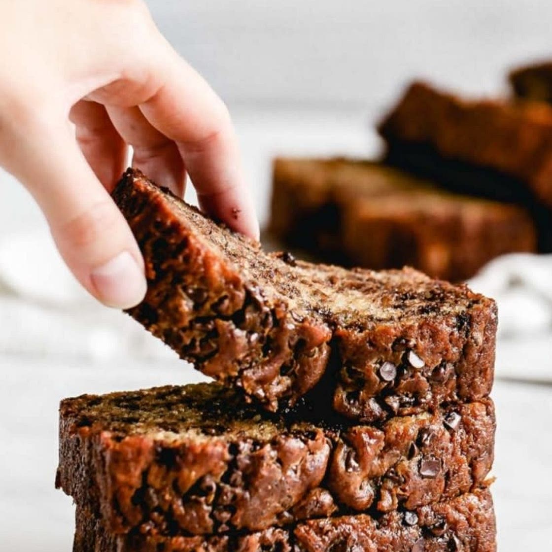 D'licious Banana Chocolate Chip Cake (Banana Bread)
