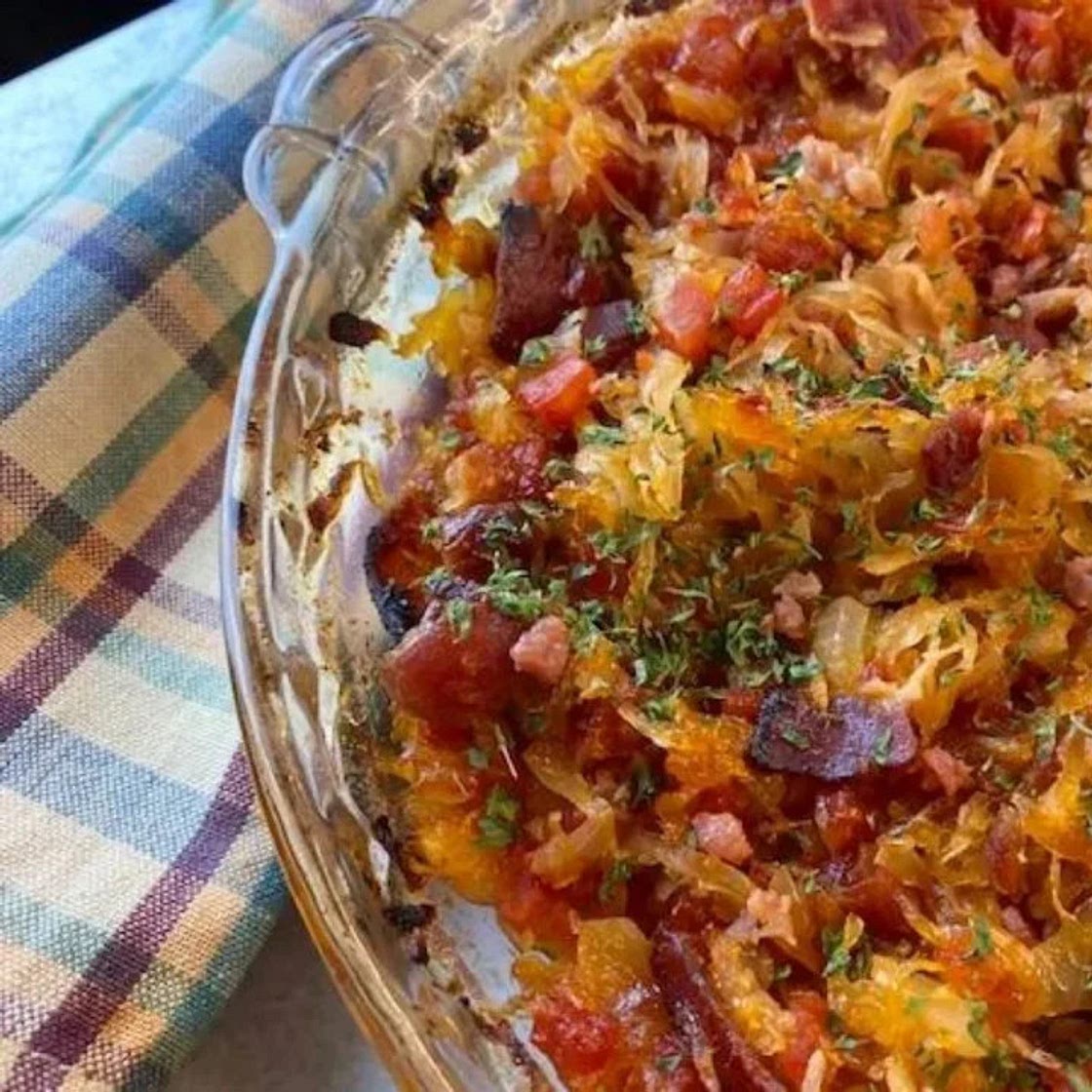 German Sauerkraut Casserole