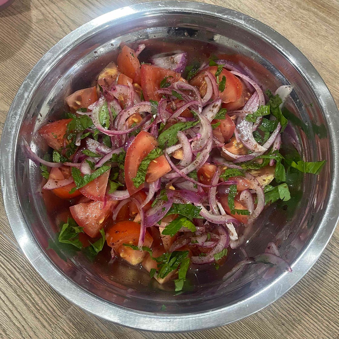 Turkish Tomato and Onion Salad