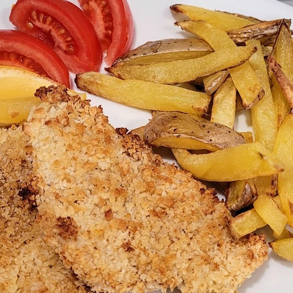 Crispy Air Fryer Fish and Chips
