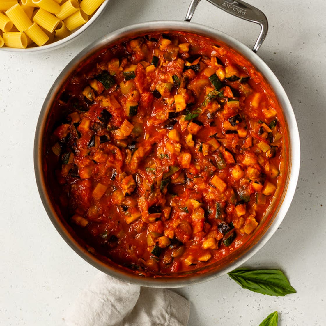 Healthy Roasted Vegetable & Tomato Sauce for Pasta