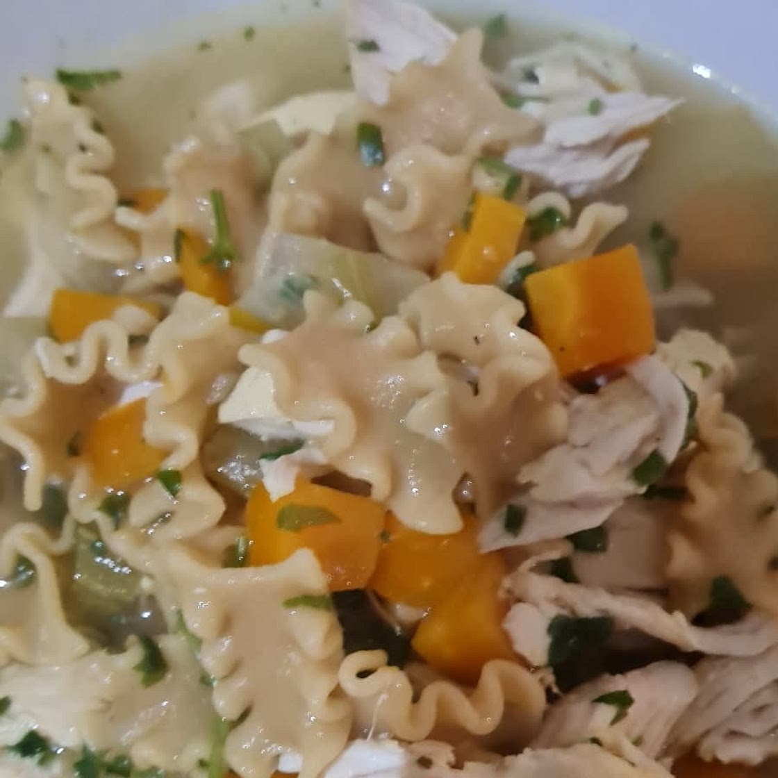 Lemon Chicken Orzo Soup