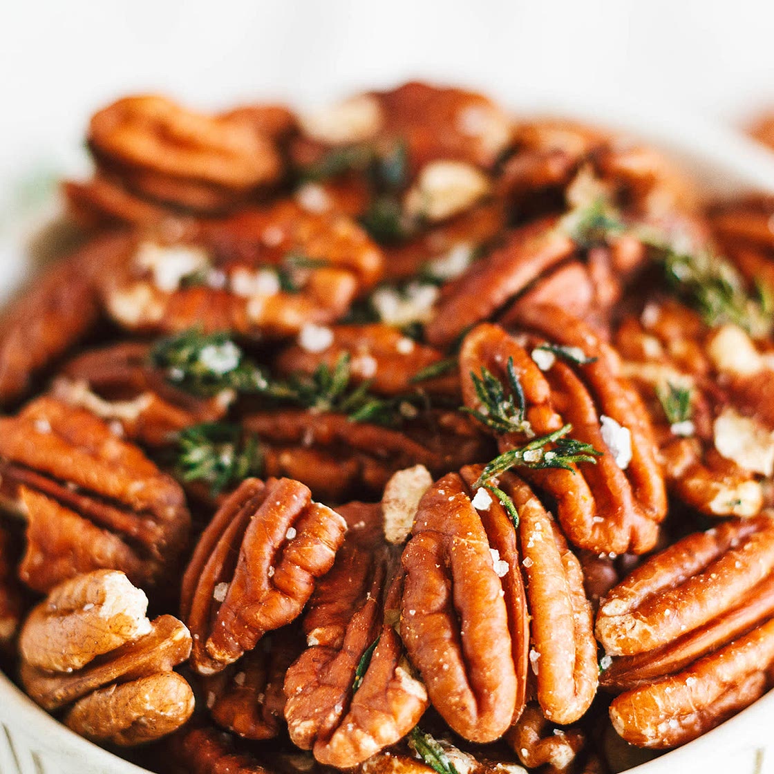 Thyme Roasted Pecans