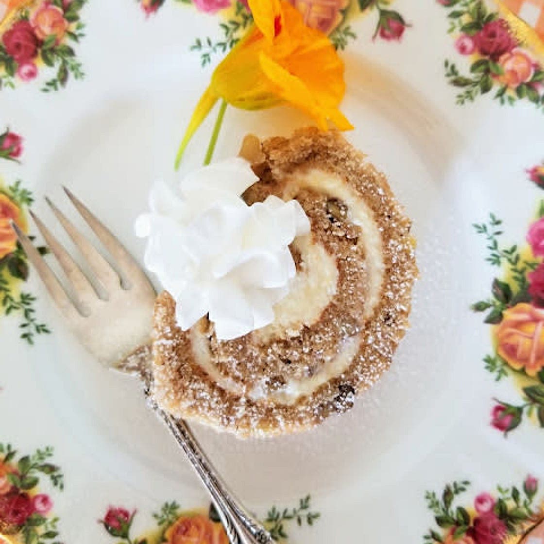 The 1785 Inn Pumpkin Cake Roll