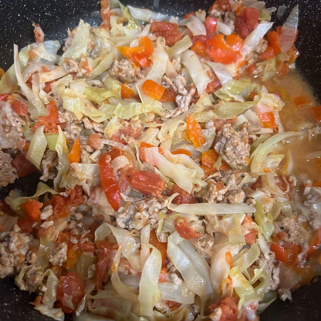 Cabbage Roll Skillet (Easy Keto Ground Beef Dinner Recipe)