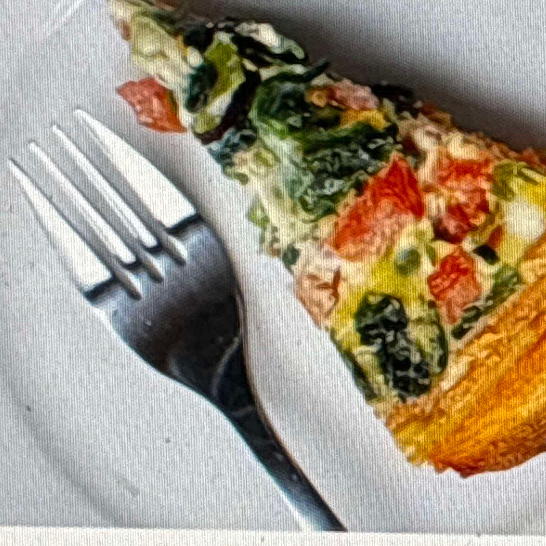 Spinach Quiche with Sweet Potato Crust