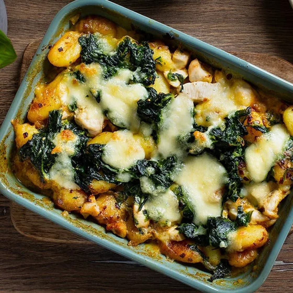 Gnocchi Spinat Auflauf