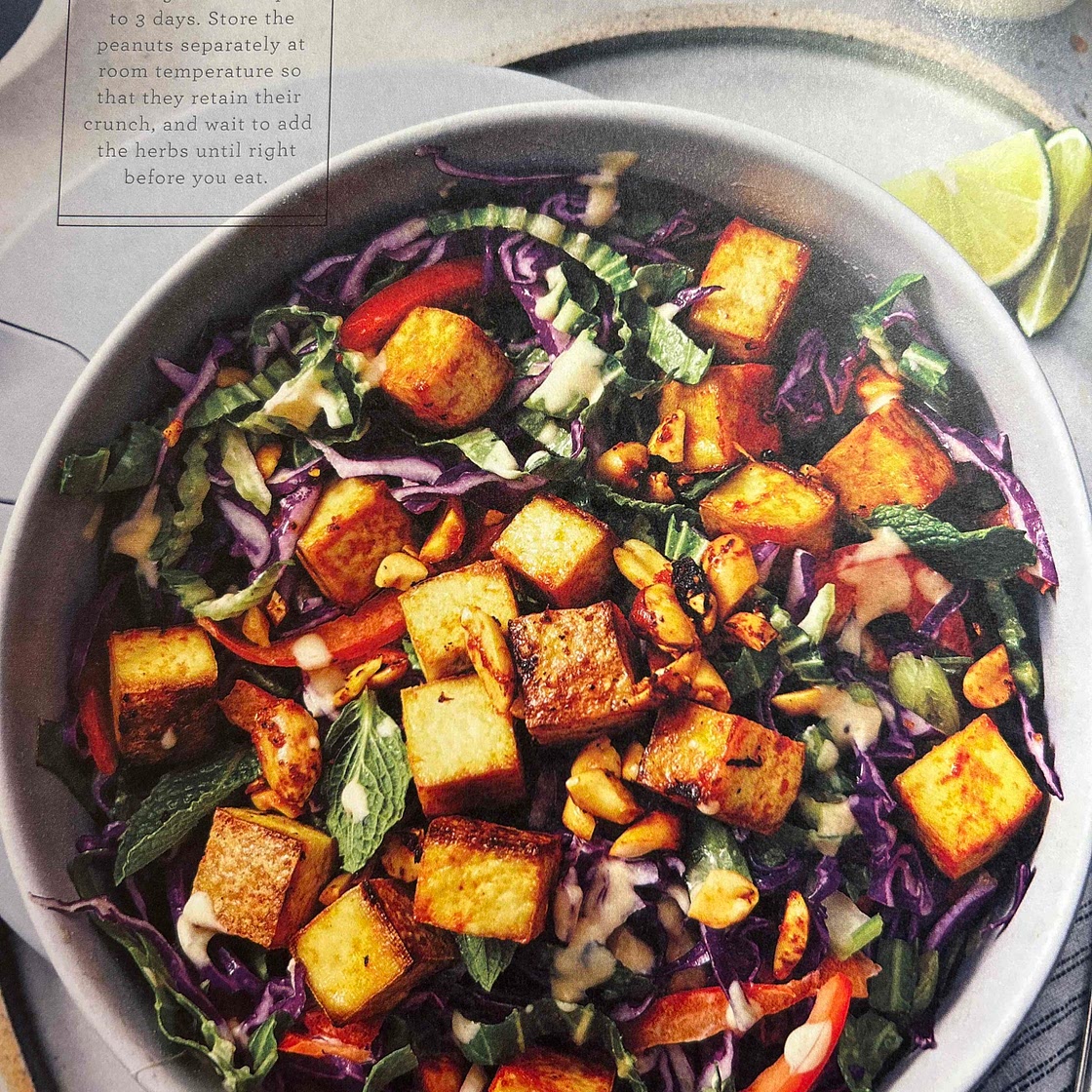 Coconut Slaw with Spicy Peanuts