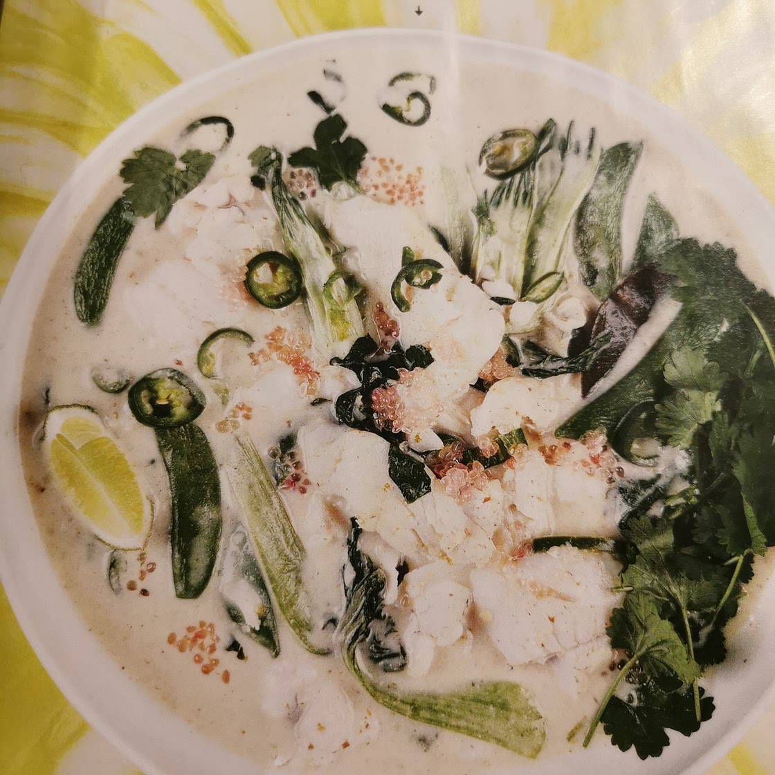 Vihreä limettikalacurry