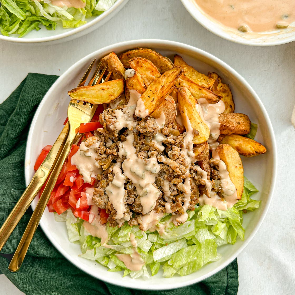 The BEST Burger Bowl Recipe