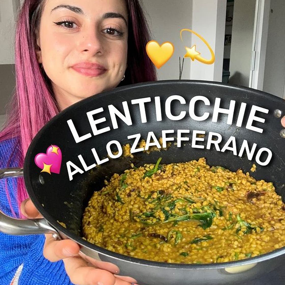 Lenticchie rosse allo zafferano