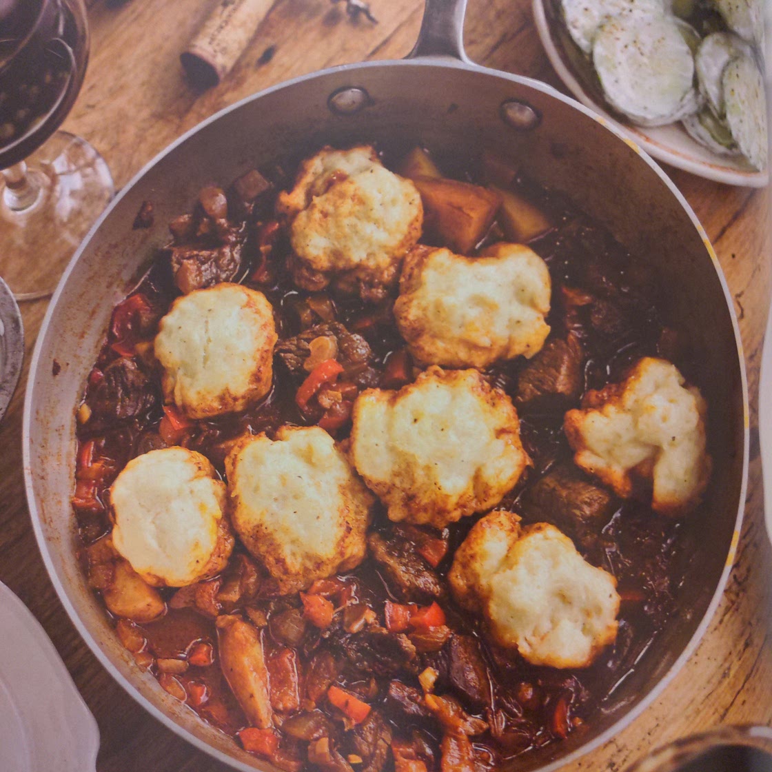 Hungarian Beef Goulash with Paprika and Dumplings