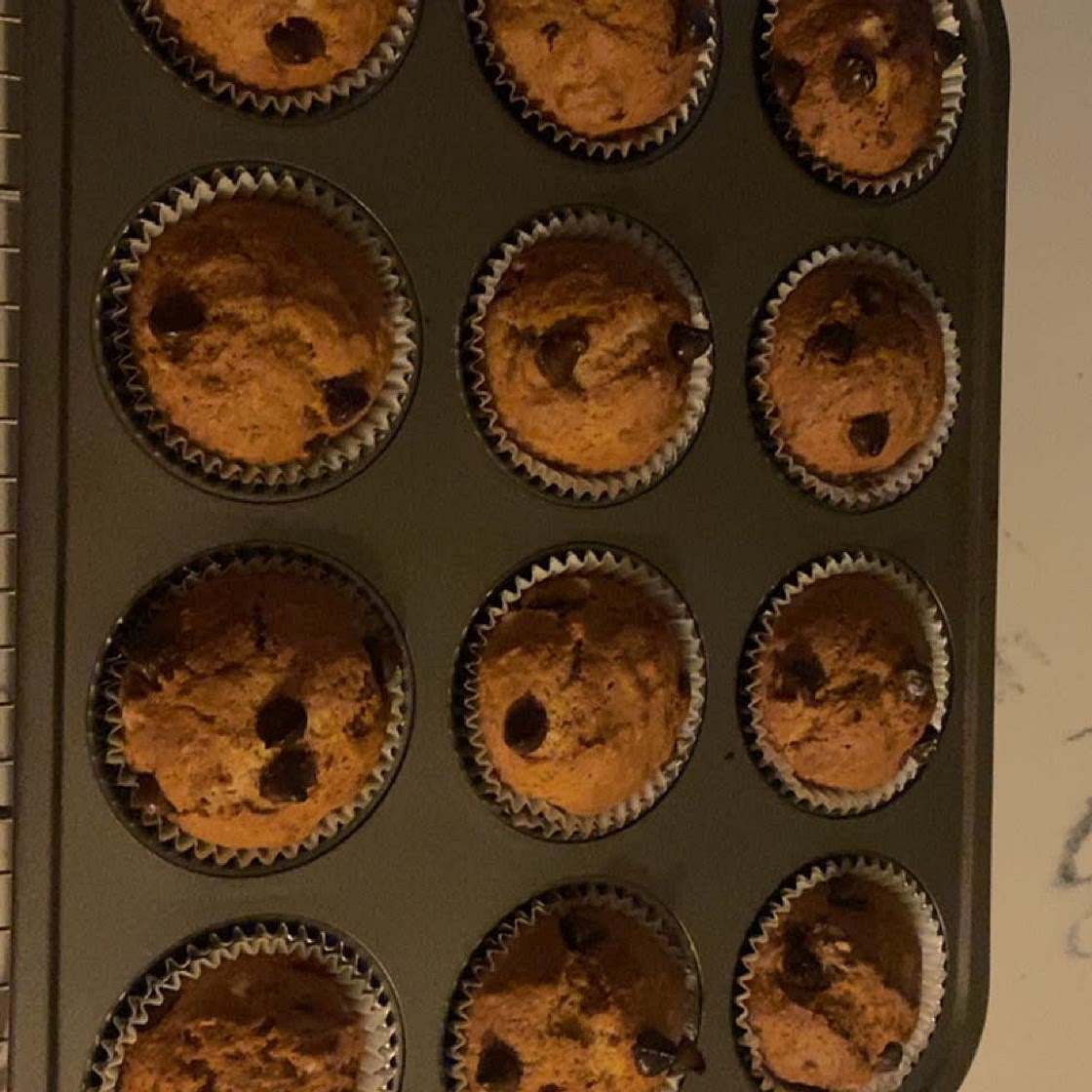 Banana Chocolate Chip Muffins