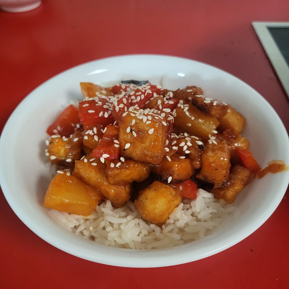 Sweet and Sour Tofu Recipe (Vegan)