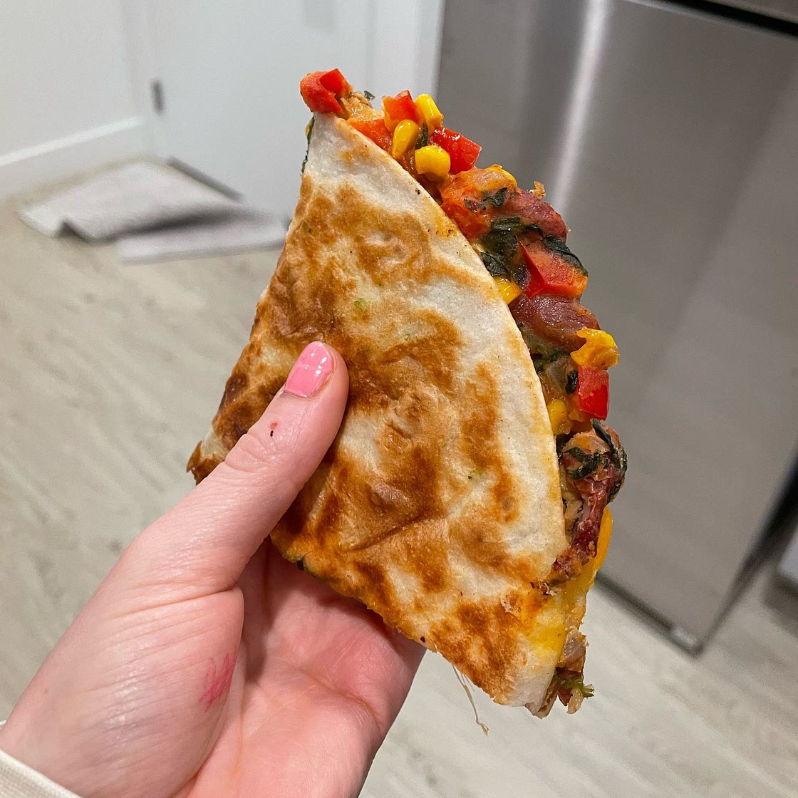 BLACK BEAN QUESADILLAS
