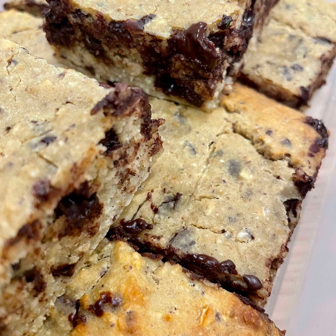 Chickpea Cookie Protein Bars