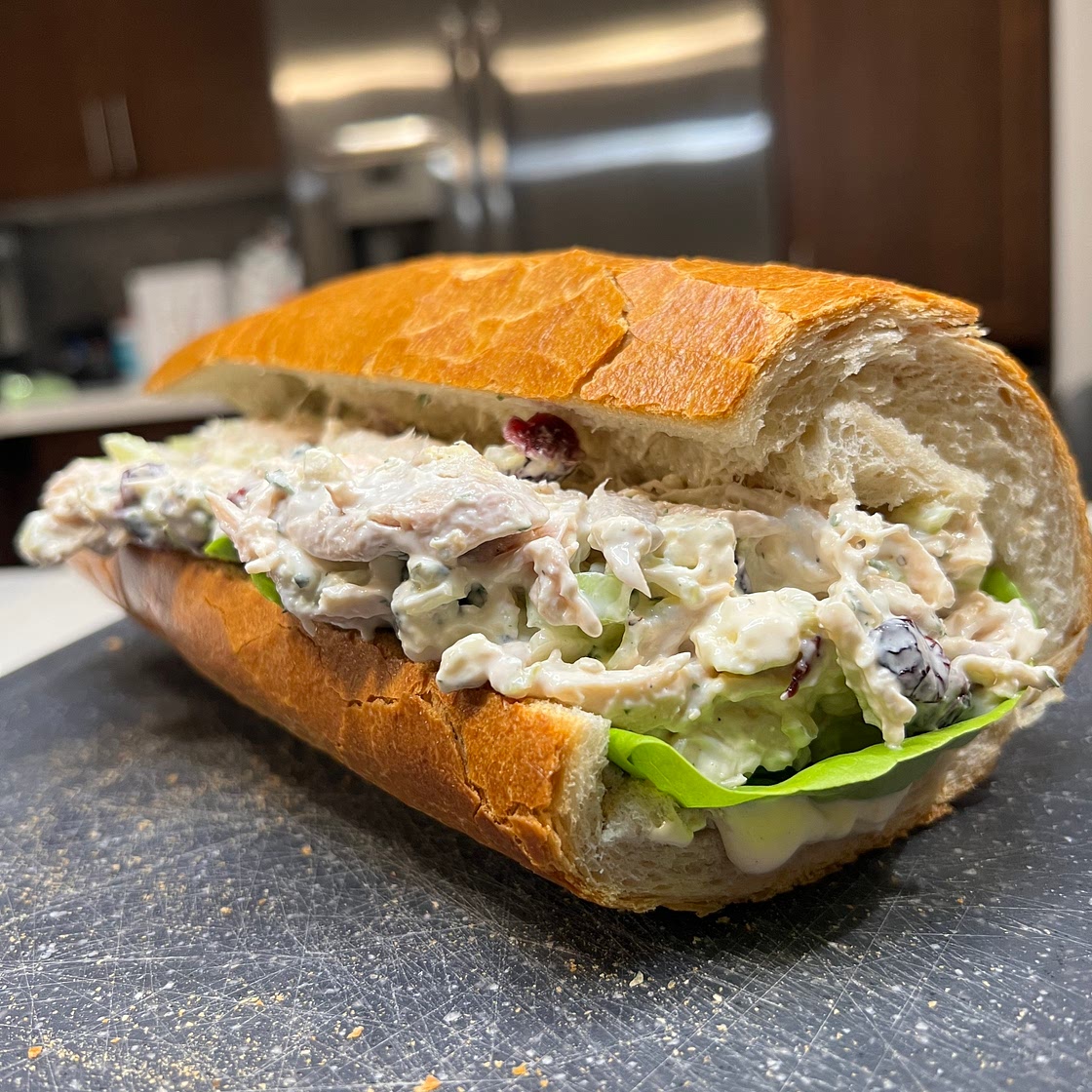 Blue Cheese Chicken Salad Sandwich