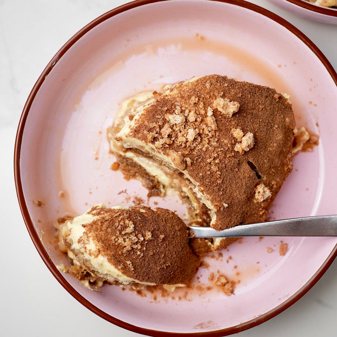 Caramelised apple and cinnamon tiramisù