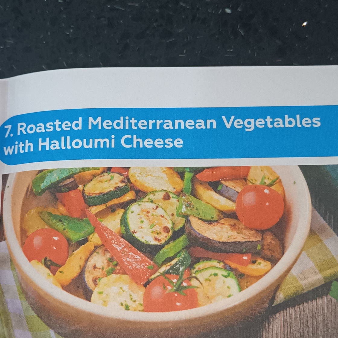 Roasted Mediterranean Vegetables with Halloumi